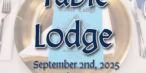 24th Annual Hillsborough Lodge No. 25 Table Lodge