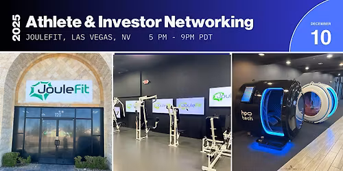 Athlete & Investor Networking * AI * Longevity * Sports