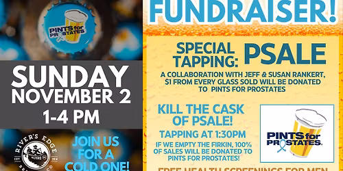 Pints for Prostates Fundraiser