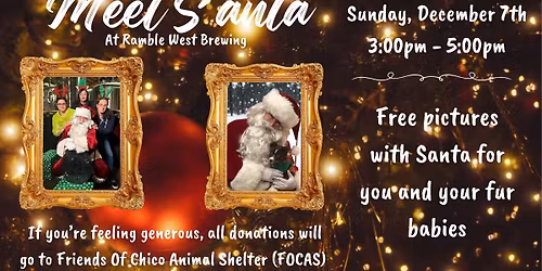 Free Pictures with Santa at Ramble West Brewing