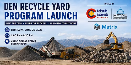 DEN Recycle Yard Networking & Launch Event
