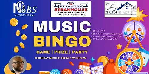 Music Bingo Night | Ellicott City | FREE Entry | Drink Specials