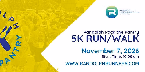 Randolph Pack the Pantry 5K Walk\/Run