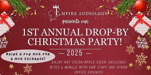 1st Annual Drop-By Christmas Party!