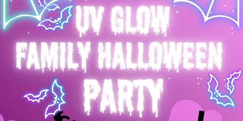 Family u.v glow Halloween \ud83c\udf83 party with Krazy Kimmy 