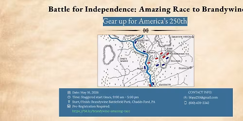 Battle for Independence: Amazing Race to Brandywine