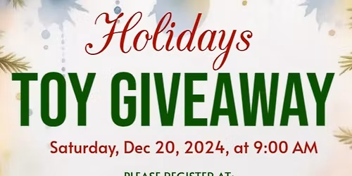 Christmas Toy Giveaway