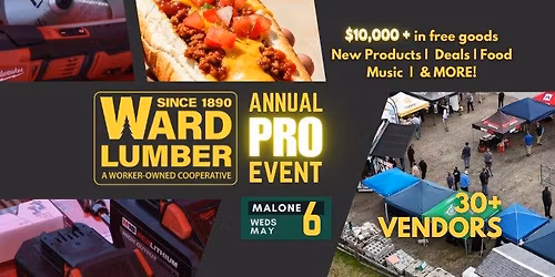 Ward Lumber Pro Day \u2013 Malone Store