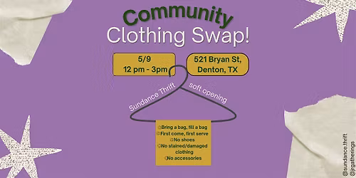 Community Clothing Swap