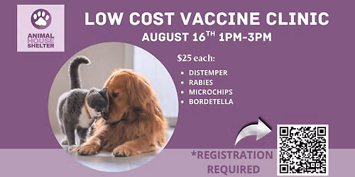 AHS LOW COST VACCINE CLINIC
