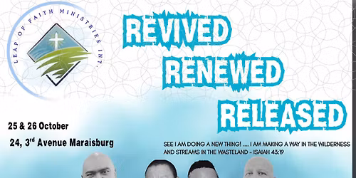 Leap of Faith Ministries Conference - 25 to 26 October 2025