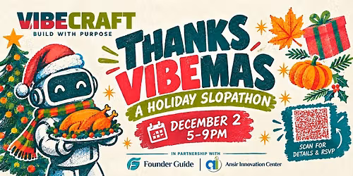 VibeCraft Presents: ThanksVibeMas, A Holiday Slopathon