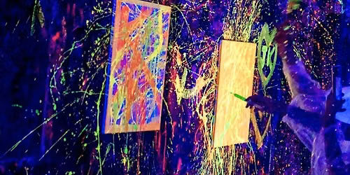 \u2728ART WITH ALI\u2728 UV SPLATTER PAINT NIGHT!