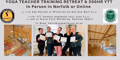 200hr YTT & Yoga Teacher Training Retreat