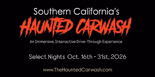 The Haunted Car Wash in Carlsbad, CA.
