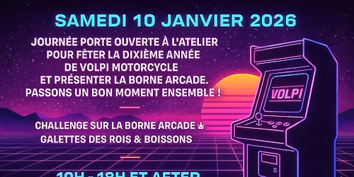 \ud83c\udf89 Journ\u00e9e Porte Ouverte \u2013 10 ans Volpi Motorcycle \ud83c\udf89