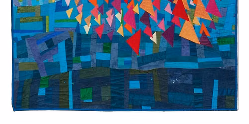 Improvised Backgrounds with Applique with internationally Acclaimed Textile Artist Cecilia Koppmann