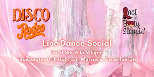 Line Dance Social: Disco Rodeo Theme
