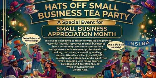 "Hats Off Small Business Tea Party"