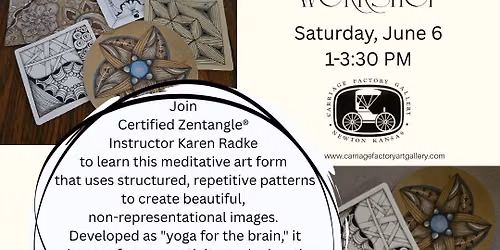 Zentangle\u00ae Workshop with Karen Radke