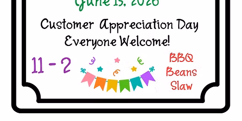 Customer appreciation Day 2026