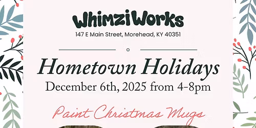 Artisan Pottery - Wheel Demos & Christmas Mug Painting