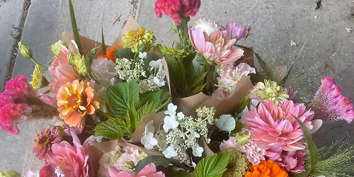 Women's Equality Day: 19th Amendment's Anniv - Flower Arranging Class + Wine, Charcuterie, Cheese