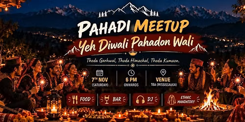 Pahadi Meetup - Pahadon Wali Diwali
