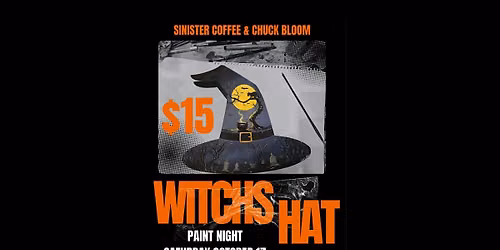 Witch\u2019s Hat Paint Night with Artist Chuck Bloom