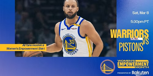 Parking Golden State Warriors at Detroit Pistons