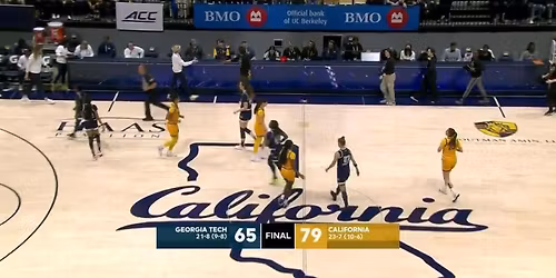 California Golden Bears at Georgia Tech Yellow Jackets Womens Basketball