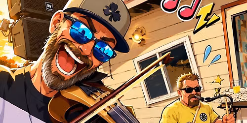 Geoff and Wally at The Blue Water Resort