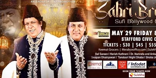 Sahri Brothers Sufi Bollywood Night Event in Houston