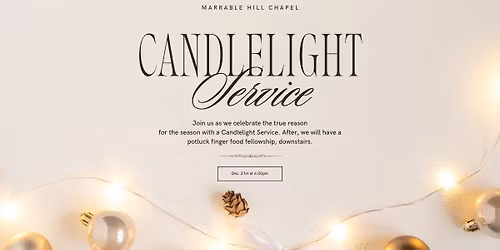 Candlelight Service
