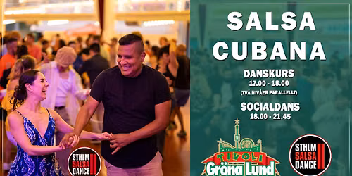 Salsa Cubana p\u00e5 Gr\u00f6na Lund 26 juli!