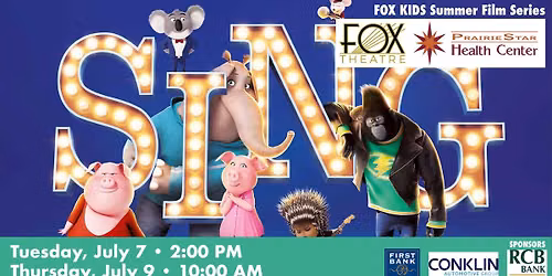 Fox Kids Summer Film Series: Sing
