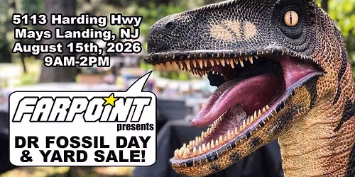 Dr. Fossil Day & Yard Sale!