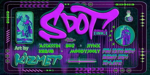 SDOT (BAL), Assassin Bug, Jiynx, Kerub, Moodyjooly, art by KIZMET