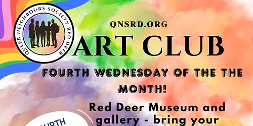 Art Club Date, Time, and Location Change! Now the fourth Wednesday at the Museum