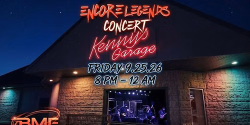 Encore Legends \u26a1\ufe0f Kenny's Garage
