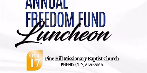 Phenix City-Russell County NAACP Annual Freedom Fund Luncheon
