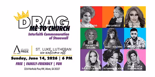 Drag Me to Church - Interfaith Commemoration of Stonewall