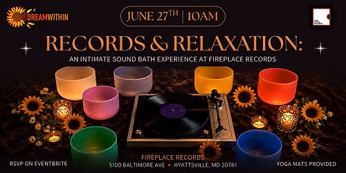 Records & Relaxation: An Intimate Sound Bath Experience