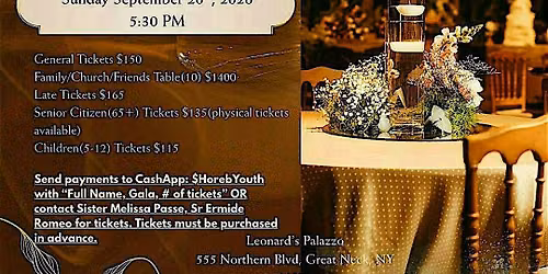 Golden Hour Fall Gala | Horeb AYM & Women\u2019s Ministry