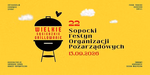 Wielkie S\u0105siedzkie Grillowanie - 22. Sopocki Festyn Organizacji Pozarz\u0105dowych 