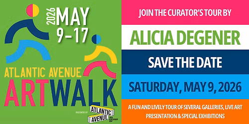 Art Walk Curator's tour along Atlantic Ave Brooklyn