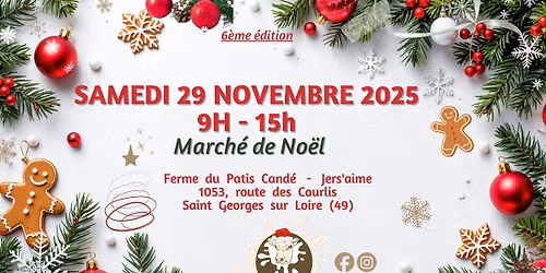 March\u00e9 de No\u00ebl \u00e0 la Ferme ~ St Georges\/Loire