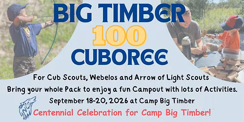 Big Timber 100 - CUBOREE
