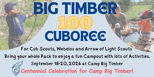 Big Timber 100 - CUBOREE