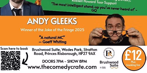 Comedy Night at the Brushwood Suite 